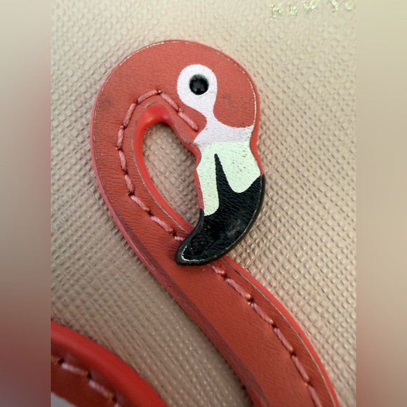 Kate Spade By The Pool Flamingo Adalyn Wallet - Picture 15 of 16
